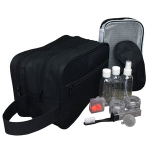 1 Quart Clear Travel Bag TSA with Bottles Containers and Labels, Trave –  Lifestyle Banquet